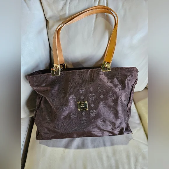 Mcm monogram nylon zip tote - Picture 1 of 7